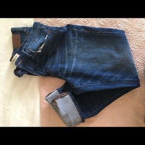 Madewell high rise slim boy jean